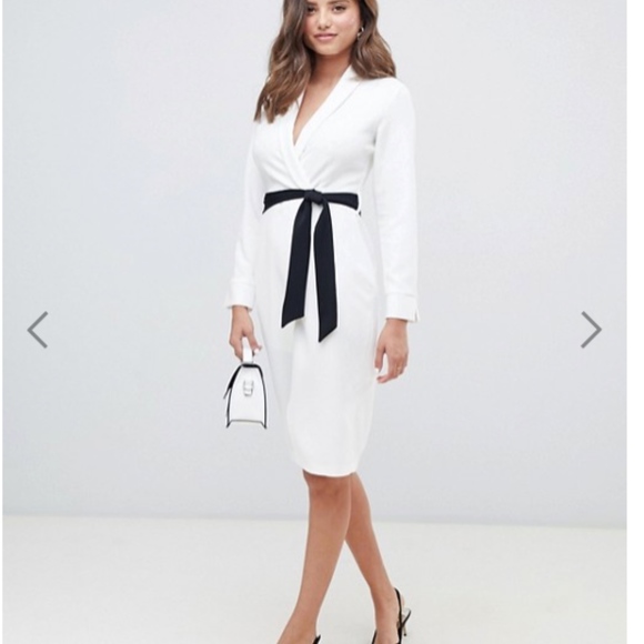 ASOS Dresses & Skirts - ASOS Closet London wrap front pencil dress